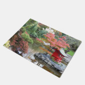 Foto der japanischen Gartenlandschaft Fußmatte (Schrägansicht)