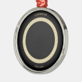 Foto der Katze Ornamentieren Liebe eins Ornament Aus Metall (Links)