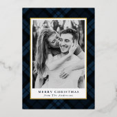 Foto der klassischen Marine Folien Feiertagskarte (Vorderseite)