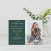 Foto der Krankenpflege Abschluss 2025 Party Einladung (Stehend Vorderseite)