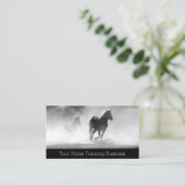 Foto der Laufpferde - Trainer - Visitenkarte (Stehend Vorderseite)