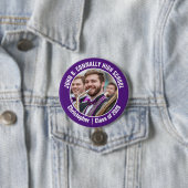 Foto der lila Marching-Band Button (Beispiel)