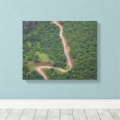 Foto der Luft Leinwanddruck (Insitu (Holzboden))