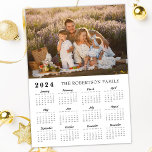 Foto der Magnetkalender-Reihe 2024 Magnetkarte<br><div class="desc">2024 Magnetic Calendar Custom Family Foto. Fügen Sie Ihr Foto hinzu und erstellen Sie einen perfekten Magnetischen Kalender!</div>