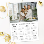 Foto der Magnetkalender-Reihe 2024 Magnetkarte<br><div class="desc">2024 Magnetic Calendar Custom Family Foto. Fügen Sie Ihr Foto hinzu und erstellen Sie einen perfekten Magnetischen Kalender!</div>