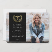 Foto der Medizin-Schule in Black/Gold Caduceus Ankündigung (Vorderseite)