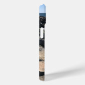 Foto der Meereswellen und Felsen Urschwarz Case-Mate iPhone Hülle (Rückseite / Rechts)