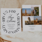 Foto der Minimalistischen Double Arch Graduation P Einladung