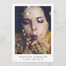 Foto der Minimalistischen Graduierungspartei Einladung