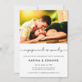 Foto der Minimalistischen handgeschriebenen Verbin Einladung (Vorderseite)