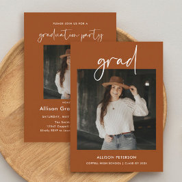 Foto der Minimalistischen High School Graduation P Einladung