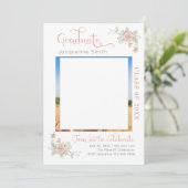 Foto der Modernen Blumenstudium Einladung (Stehend Vorderseite)