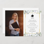 Foto der Modernen Grünpflanzen Einladung (Vorne/Hinten)