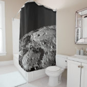 FOTO DER MONDOBERFLÄCHE DUSCHVORHANG (Beispiel)