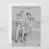 Foto der Mutter, Cocktail-Brunch der modernen Mart Einladung (Rückseite)