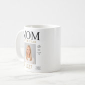 Foto der Mutter des Jahres Kaffeetasse (Vorderseite Links)