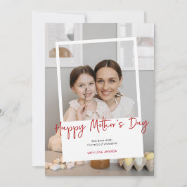 Foto der Mutter Feiertagskarte