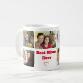 Foto der Mutter mit Text Kaffee Tasse (Vorderseite Links)