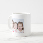 Foto der Mutter Oma Bestes jemals Niedliches Herz Kaffeetasse (Vorderseite Links)
