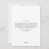 Foto der Mutter personalisieren Oma Card Feiertagskarte (Rückseite)