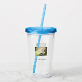 Foto der Mutter-Tochter-Familie fügt Bildtext-Name Acryltrinkbecher (Rückseite)