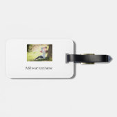 Foto der Mutter-Tochter-Familie fügt Bildtext-Name Gepäckanhänger (Rückseite horizontal)