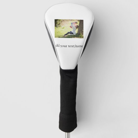 Foto der Mutter-Tochter-Familie fügt Bildtext-Name Golf Headcover (Vorderseite)
