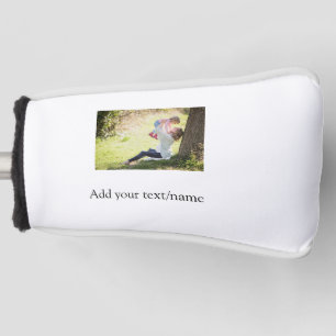 Foto der Mutter-Tochter-Familie fügt Bildtext-Name Golf Headcover