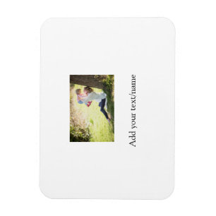 Foto der Mutter-Tochter-Familie fügt Bildtext-Name Magnet