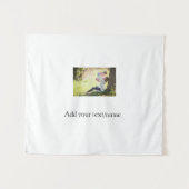 Foto der Mutter-Tochter-Familie fügt Bildtext-Name Wandteppich (Vorderseite (Horizontal))