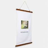 Foto der Mutter-Tochter-Familie fügt Bildtext-Name Wandteppich Mit Holzrahmen (Gewinkelt)