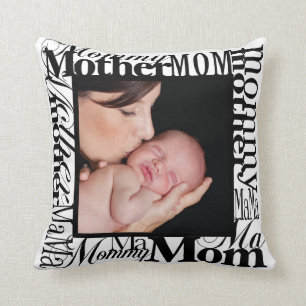 Foto der Muttersprache Reversible Pillow Kissen