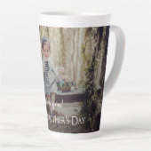 Foto der Neuen Muttersprache Latte Tasse (Rechte Ecke)