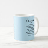 Foto der Ocean Courage Bible Verse Name Blau Kaffeetasse (VorderseiteRechts)