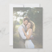 Foto der Olive Branch Hochzeit (Rückseite)