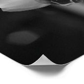 Foto der orchid-schwarzen Blume Poster (Ecke)