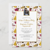 Foto der Partnerin für Wein und Käse Einladung (Vorderseite)