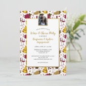 Foto der Partnerin für Wein und Käse Einladung (Stehend Vorderseite)