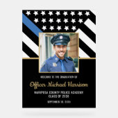 Foto der Polizeiakademie Acrylschild (Vorderseite)