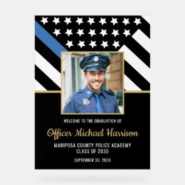 Foto der Polizeiakademie Acrylschild