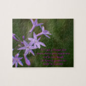 Foto der Purple-Dainty-Blumen als Puzzle (Horizontal)