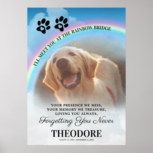 Foto der Rainbow Bridge Poster (Vorne)