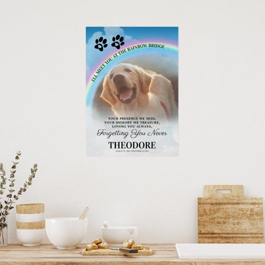 Foto der Rainbow Bridge Poster (Küche)
