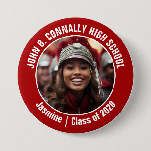 Foto der Red Marching Band Button