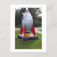 Foto der Retro-Rakete