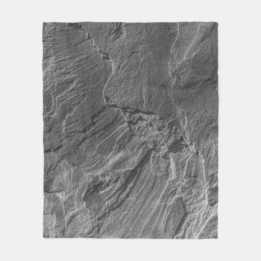 FOTO DER ROCKFORMATION FLEECEDECKE (Vorderseite)