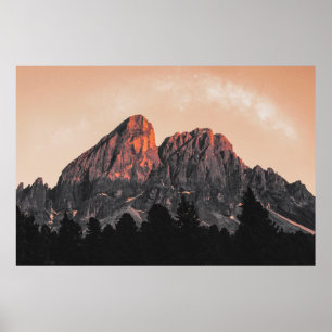 FOTO DER ROCKFORMATION MIT GERINGEM WINKEL POSTER