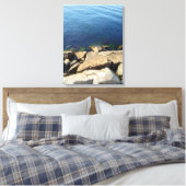 Foto der Rocky Cliff Leinwanddruck (Insitu (Schlafzimmer))