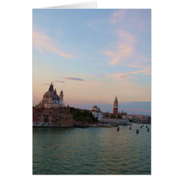 Foto der romantischen Lagune von Venedig (Vorne)