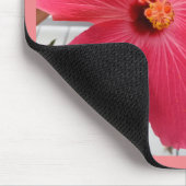 Foto der rosa Blume Lied der Solomon Bibelverse Mousepad (Ecke)